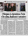 Corriere del Mezzogiorno - I Morgano si �riprendono� l'isola �Che calma, finalmente e settembre�