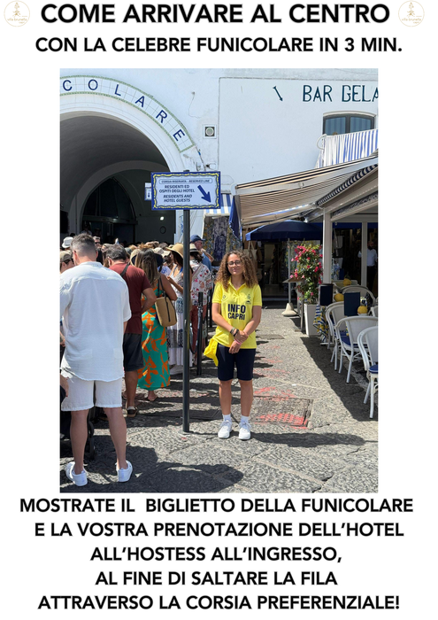 How to get to Villa Brunella when in Capri