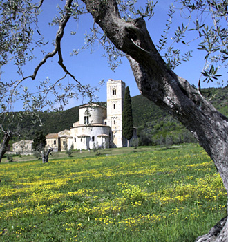 Locanda dell'Amorosa - Itinerary: L'Amorosa - Montalcino - Abbazia di Sant'Antimo
