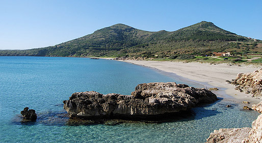 La costa sud della Sardegna