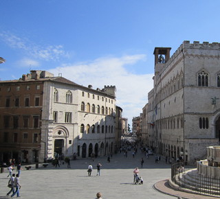 The medieval center of Perugia Hotel