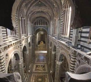 Heaven's Door: the Duomo of Siena from above. Hotel