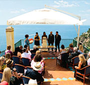 Tying the knot in Positano
